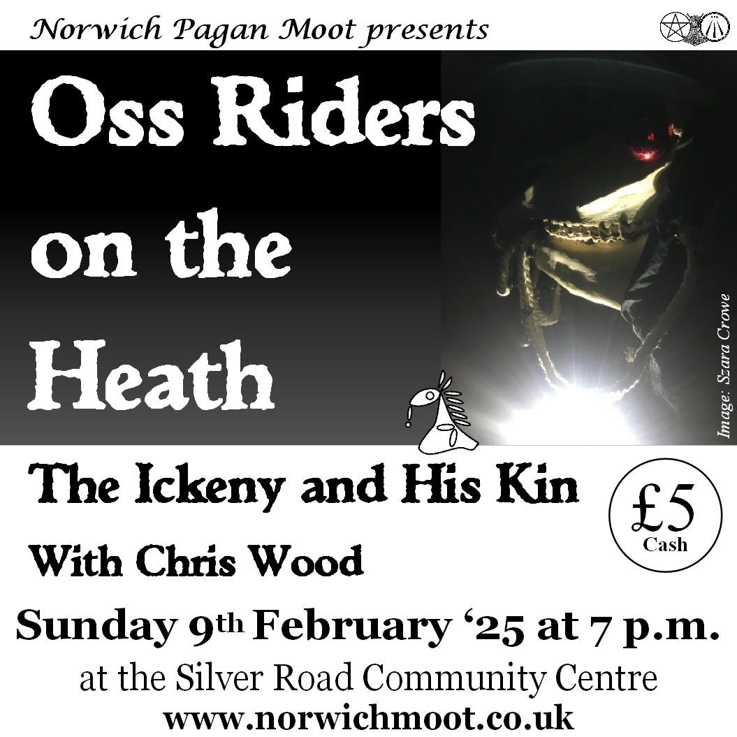 Advert for Chris Wood's talk on the Ickeny and His kin from February 2025 forming a link to the handout from the evening as a PDF.