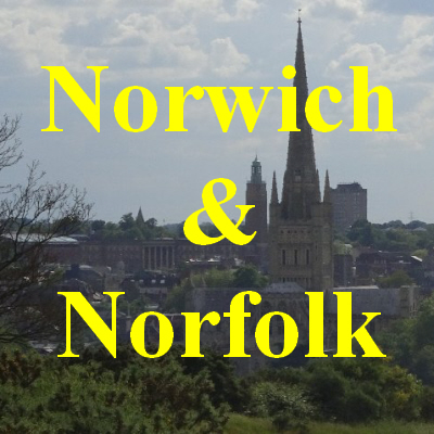 view over Norwich from St. James' Hill forming a link to the Norwich & Norfolk page