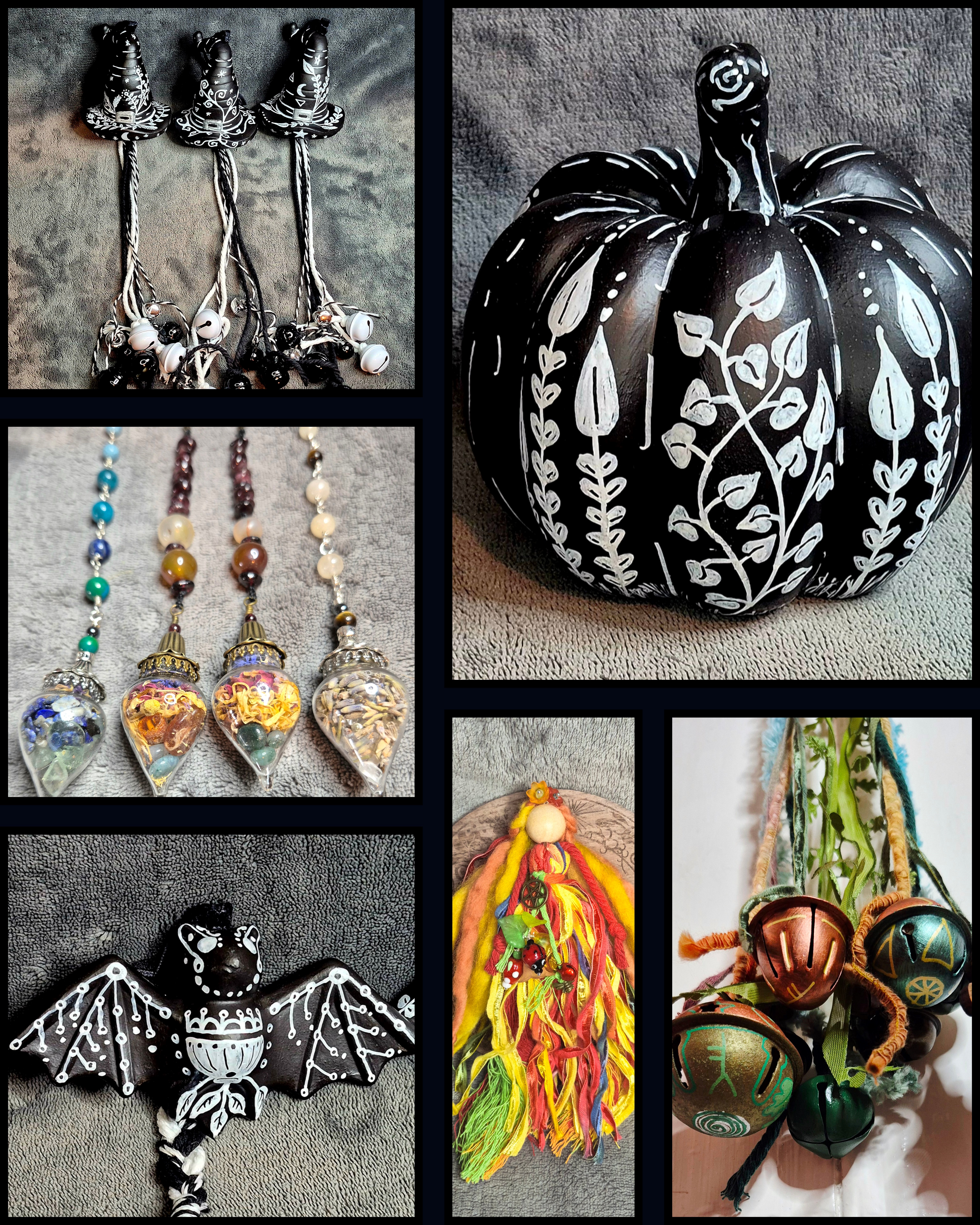 Image promoting the variety of witchy products made by Orbatorium. Picture by Debz Thompson.